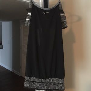 NIKE cut out tank swim suit